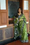 Tew Linen Cotton Laheriya Print Saree Wholesalers In Delhi